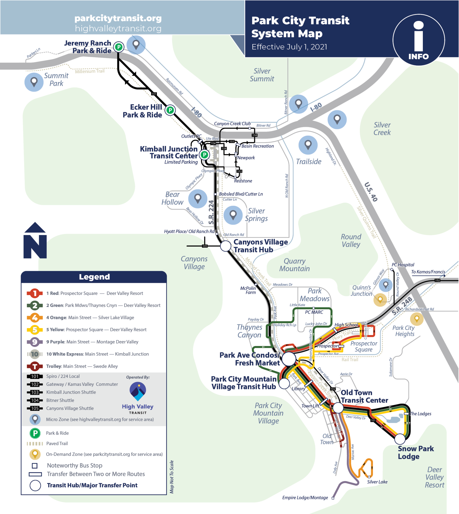 Routes & Schedules Park City, UT