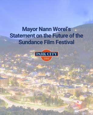 Mayor Nann Worel’s Statement on the Future of the Sundance Film Festival