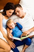Toddler & Parents Reading