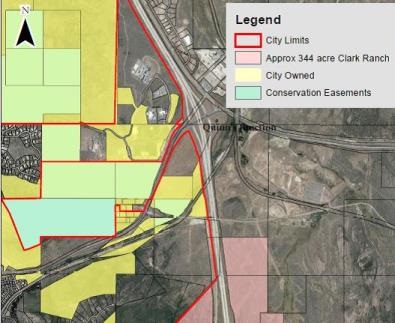 Clark Ranch Open Space Map