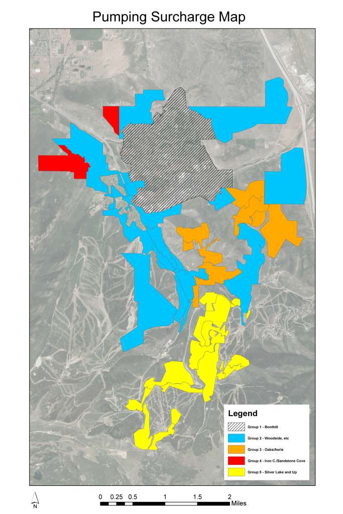 Pumping Surcharge Map