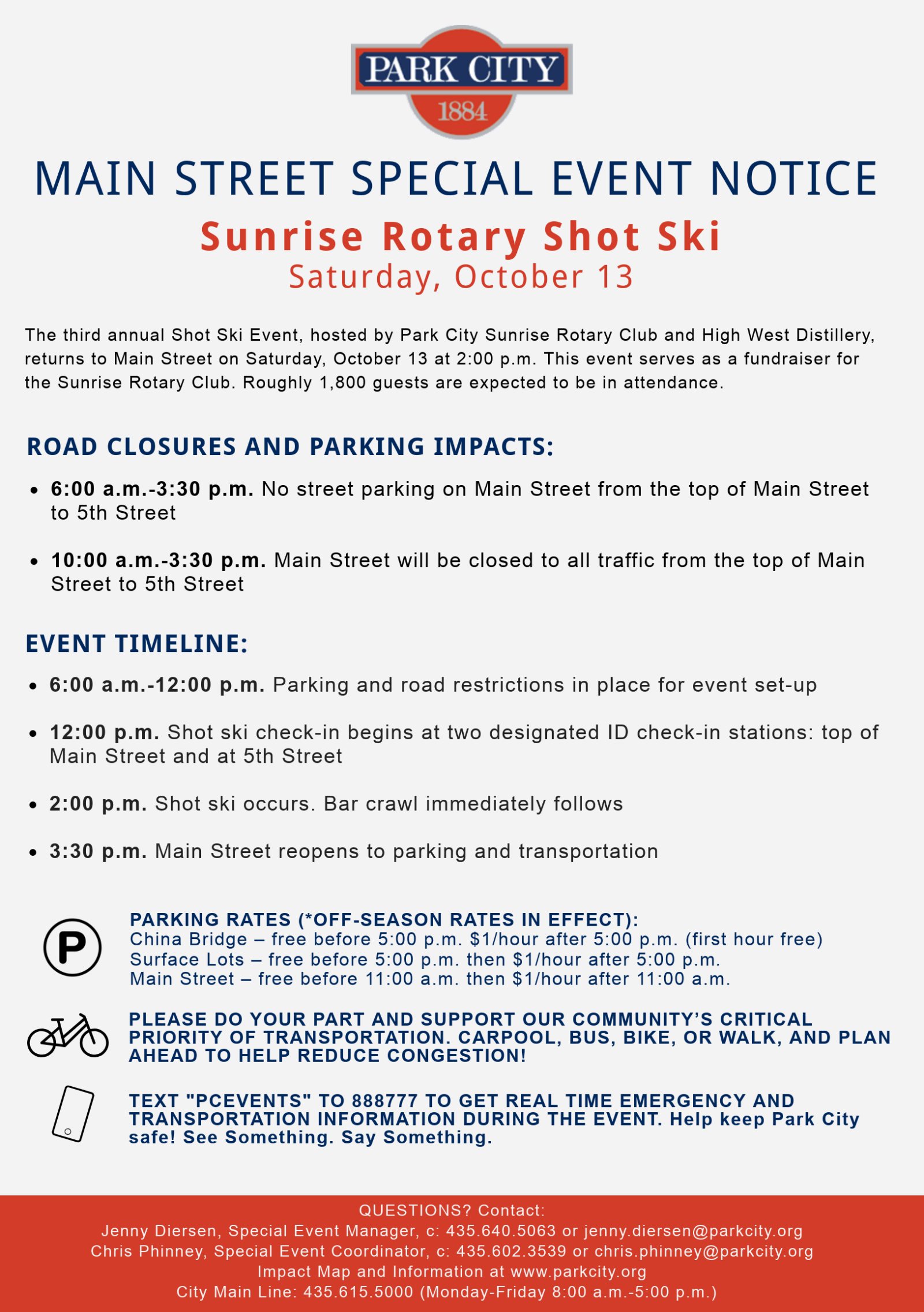 Event Notice: Shot Ski 2018