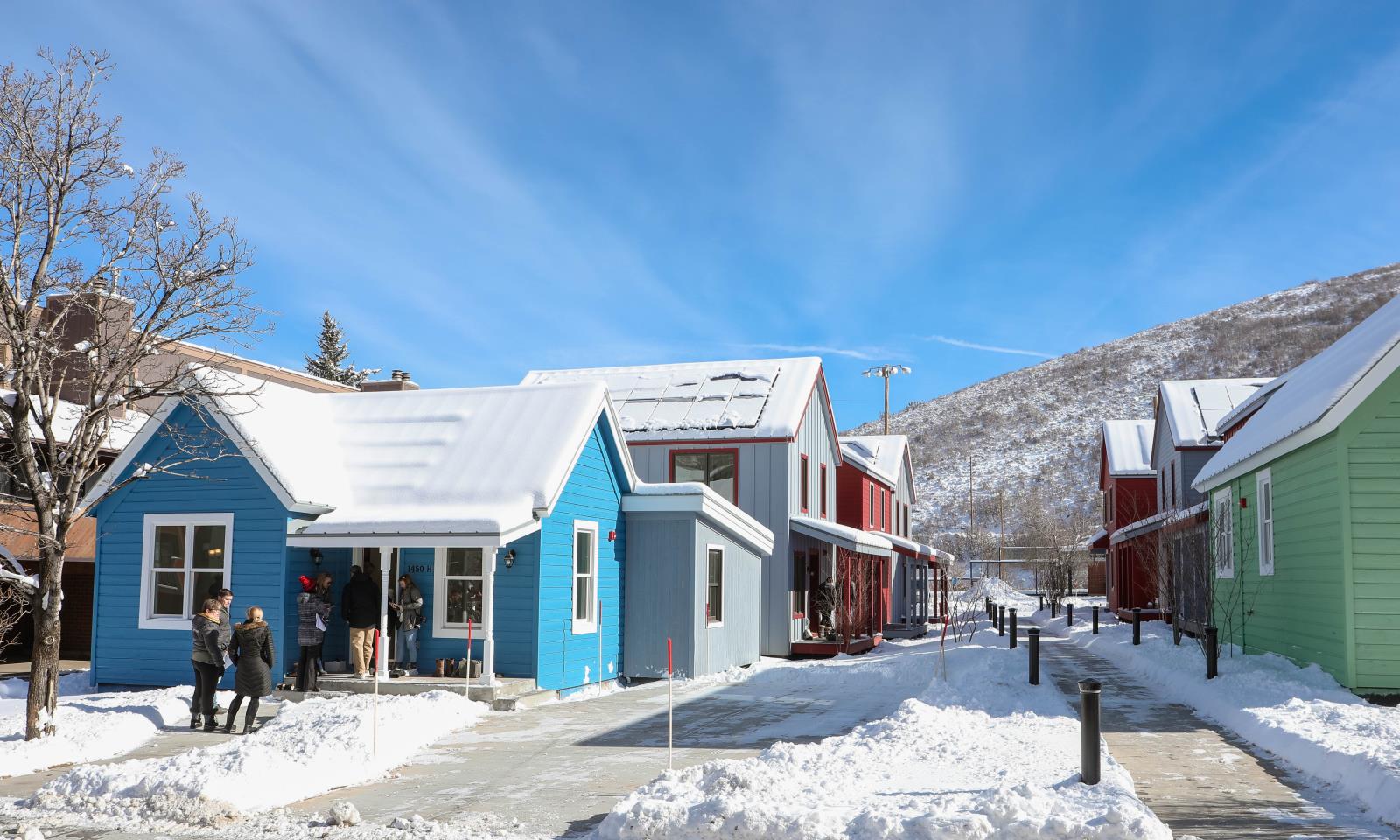 Retreat at the Park: 2 of the 8 homes are rehabilitated historic structures.