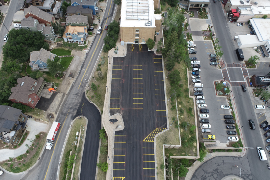 City Hall Striping