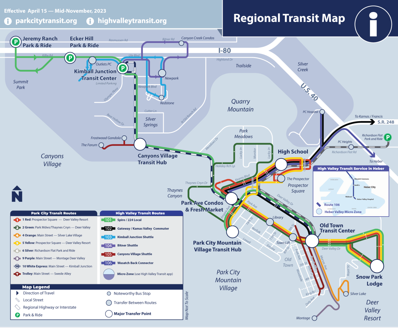 Routes & Schedules Park City, UT