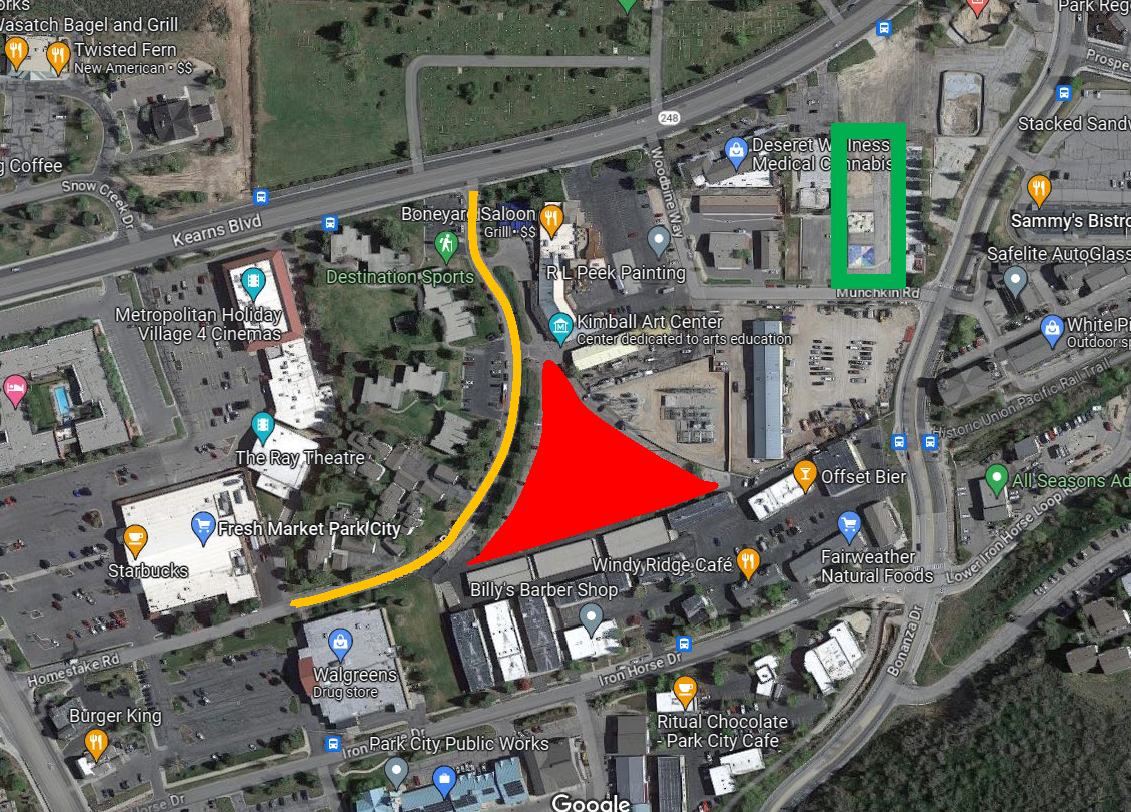 Homestake Parking Map