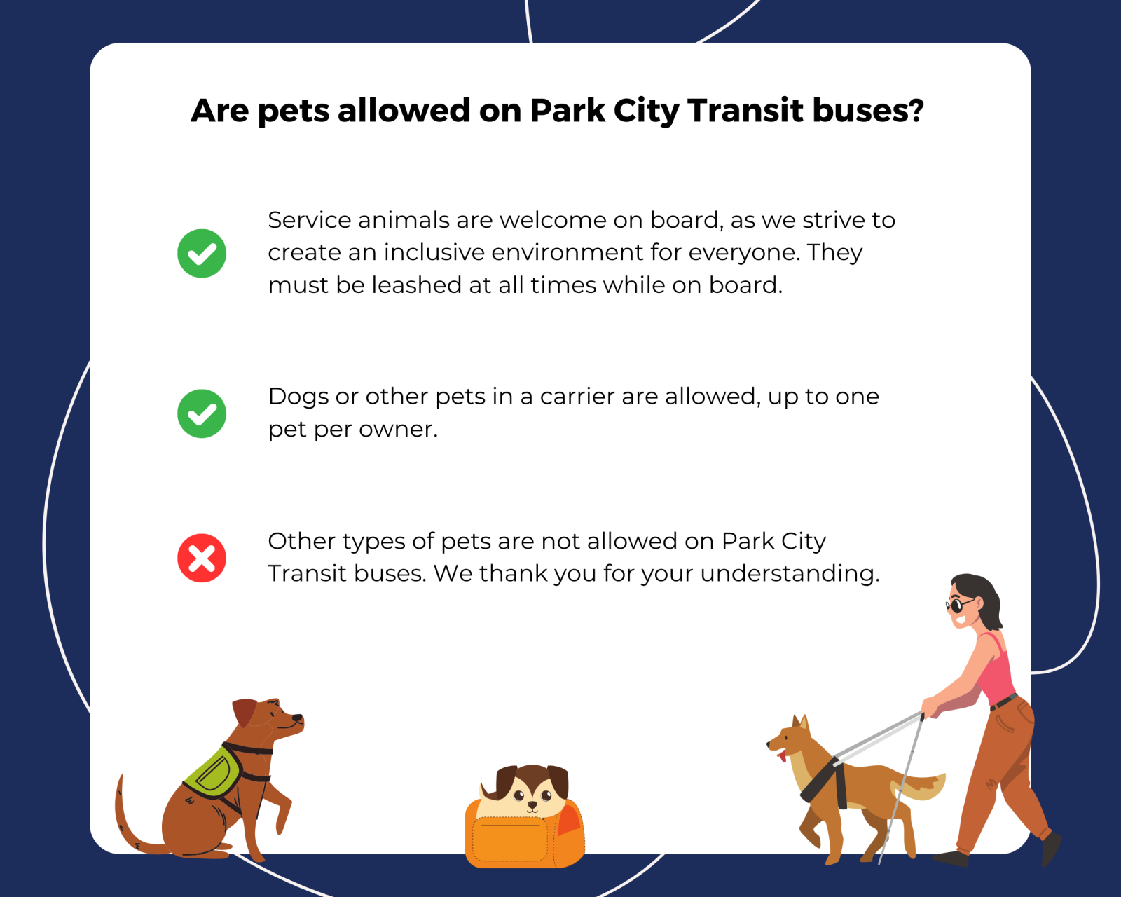 pets on park city transit bus