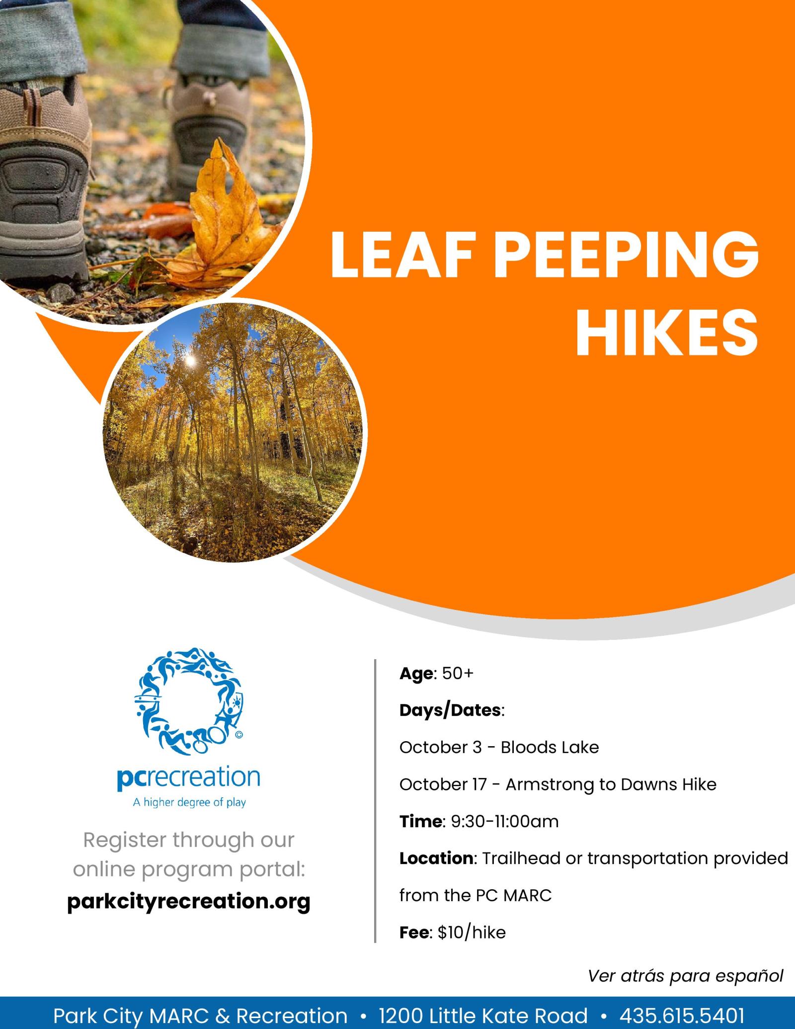 Leaf Peeping Hikes 